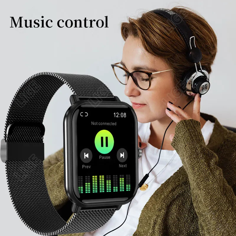 RELÓGIO LIGE Marca Para Todas As Conexões De Smartphones Esportes Fitness Smartwatch Homens Relógio Mulheres Bluetooth Chamando Smartwatch Monitor De Saúde