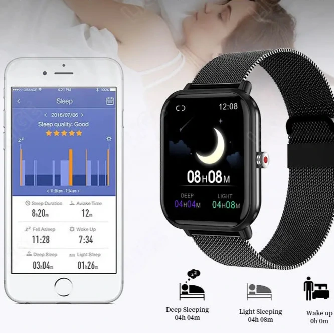 RELÓGIO LIGE Marca Para Todas As Conexões De Smartphones Esportes Fitness Smartwatch Homens Relógio Mulheres Bluetooth Chamando Smartwatch Monitor De Saúde